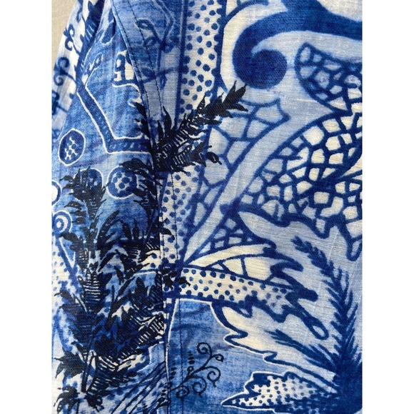 Chico's Blue Patterned Blazer - Picture 12 of 13